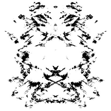 Siyah ve beyaz desenli soyut sıkıntılı arkaplan.