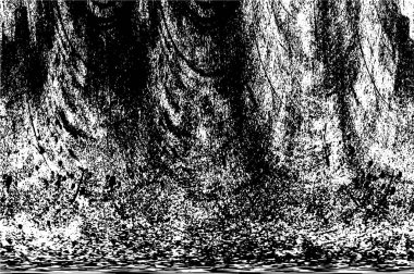 Siyah ve beyaz desenli soyut sıkıntılı arkaplan.