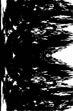 Siyah ve beyaz desenli soyut sıkıntılı arkaplan.