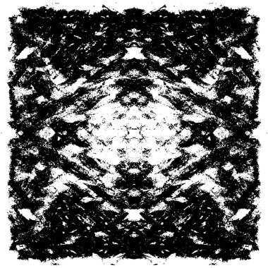 Siyah ve beyaz desenli soyut sıkıntılı arkaplan.