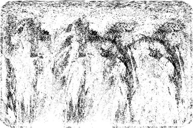 Siyah ve beyaz desenli soyut sıkıntılı arkaplan.