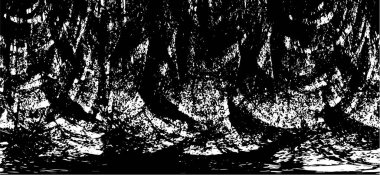 Siyah ve beyaz desenli soyut sıkıntılı arkaplan.