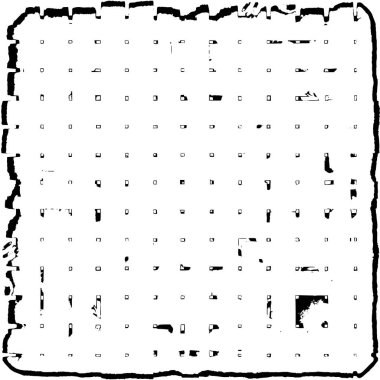 Siyah ve beyaz desenli soyut sıkıntılı arkaplan.