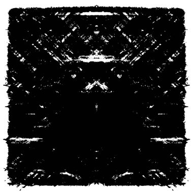 Siyah ve beyaz desenli soyut sıkıntılı arkaplan.