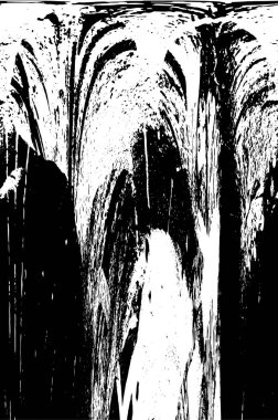 Siyah ve beyaz desenli soyut sıkıntılı arkaplan.