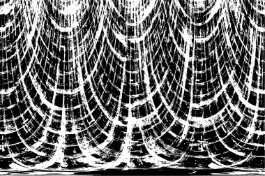 Siyah ve beyaz desenli soyut sıkıntılı arkaplan.