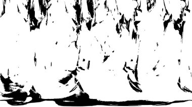 Siyah ve beyaz desenli soyut sıkıntılı arkaplan.