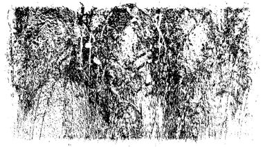 Siyah ve beyaz desenli soyut sıkıntılı arkaplan.