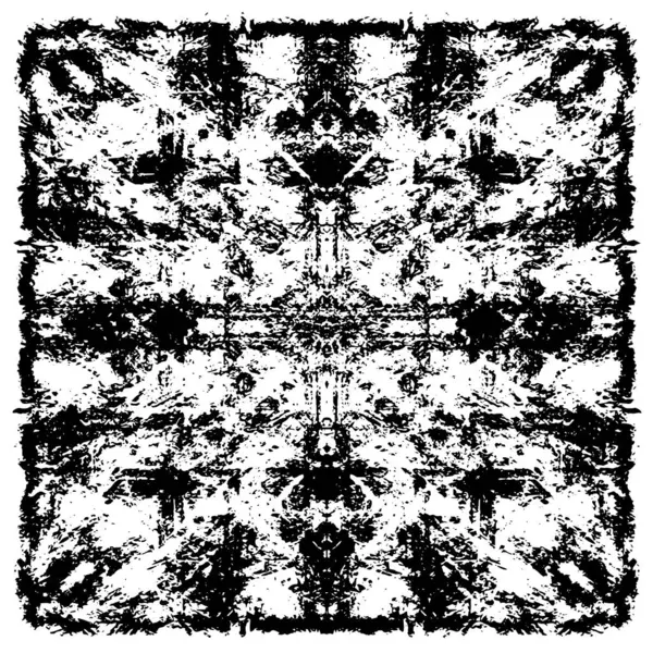 Texture Grunge Texture Rugueuse Noire Blanche Conception Détresse — Image vectorielle