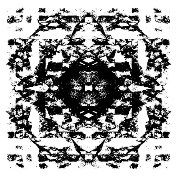 Zwart Wit Grunge Achtergrond Overlay Textuur Abstract Ontwerp Van Het — Stockvector