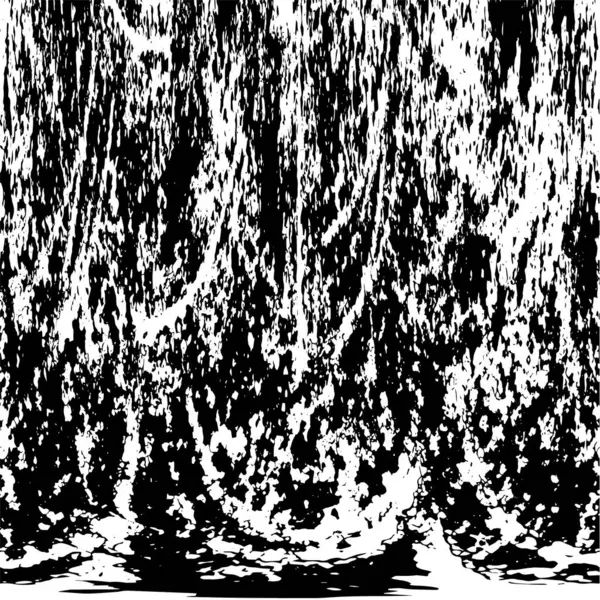 Çizik ve çatlaklarla dolu siyah beyaz bir arka plan. vektör dokusu. 