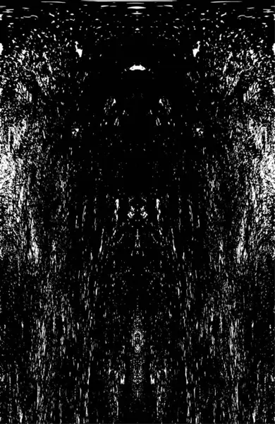 Çizik ve çatlaklarla dolu siyah beyaz bir arka plan. vektör dokusu. 