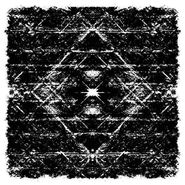 Çizik ve çatlaklarla dolu siyah beyaz bir arka plan. vektör dokusu. 
