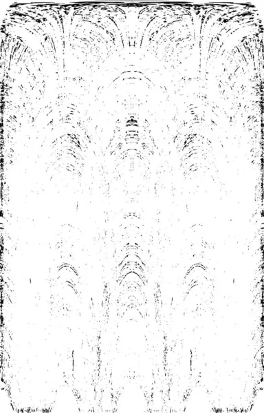 Grunge dikey olarak simetrik siyah beyaz doku. Tek renkli yıpranmış kaplama deseni. 