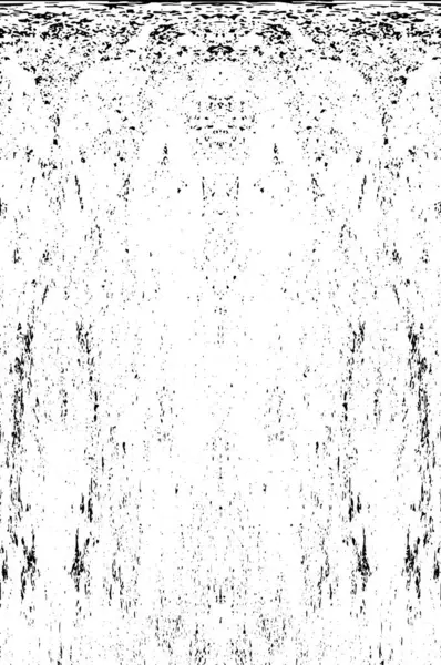 Grunge dikey olarak simetrik siyah beyaz doku. Tek renkli yıpranmış kaplama deseni. 