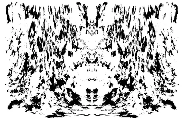 Çizik ve çatlaklarla dolu siyah beyaz bir arka plan. vektör dokusu. 