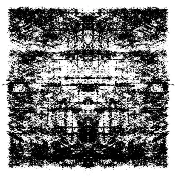 Çizik ve çatlaklarla dolu siyah beyaz bir arka plan. vektör dokusu. 