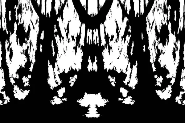 Grunge soyut siyah beyaz vektör arkaplanı. Tek renkli vintage yüzey 