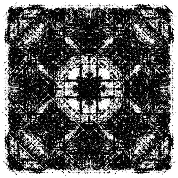 Grunge soyut siyah beyaz vektör arkaplanı. Tek renkli vintage yüzey 