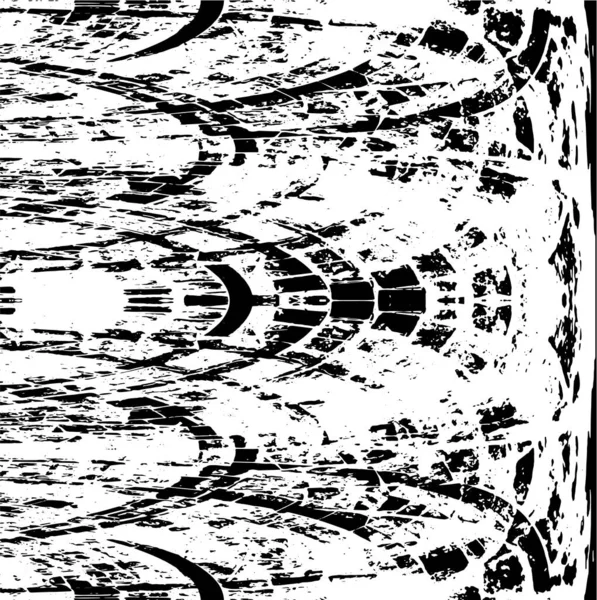 Grunge soyut siyah beyaz vektör arkaplanı. Tek renkli vintage yüzey 