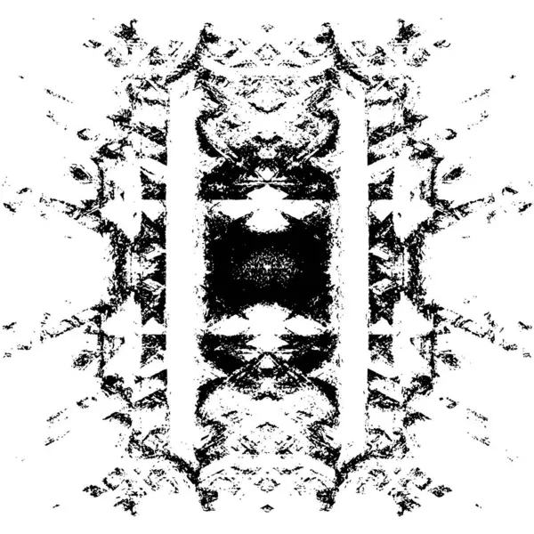 Grunge soyut siyah beyaz vektör arkaplanı. Tek renkli vintage yüzey 