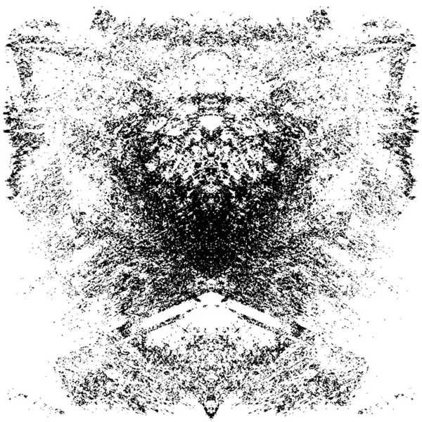 Гранж Абстрактный Черно Белый Векторный Фон Монохромная Винтажная Поверхность — стоковый вектор