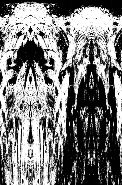 Grunge soyut siyah beyaz vektör arkaplanı. Tek renkli vintage yüzey 