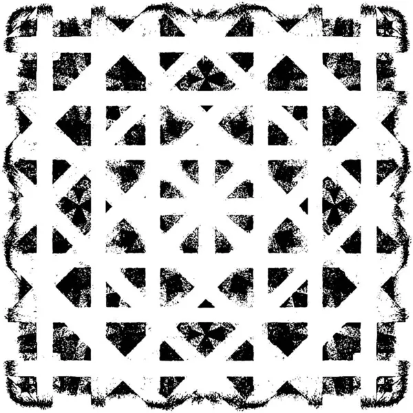 Abstrakcyjny Czarny Biały Grunge Tekstury Ilustracja Tło — Wektor stockowy