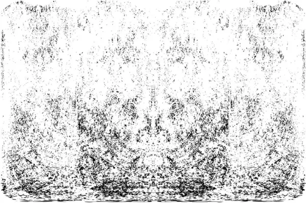 Grunge dikey olarak simetrik siyah beyaz doku. Tek renkli yıpranmış kaplama deseni. 