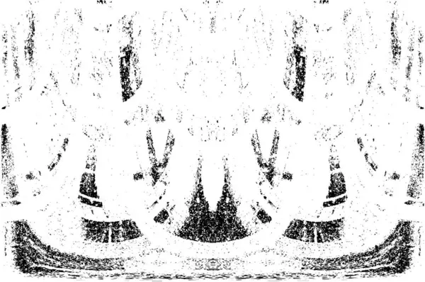 Grunge dikey olarak simetrik siyah beyaz doku. Tek renkli yıpranmış kaplama deseni. 