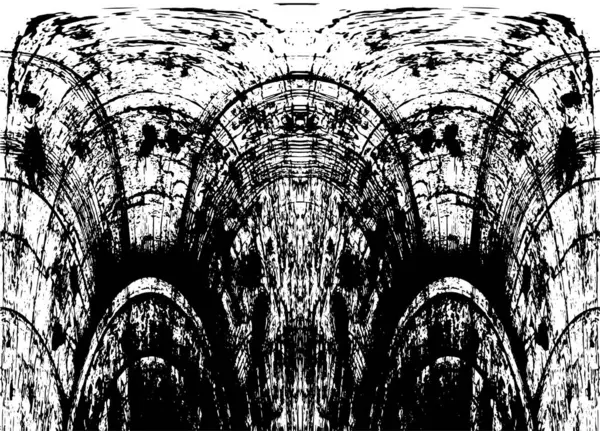 Siyah ve beyaz desenli soyut sıkıntılı arkaplan.