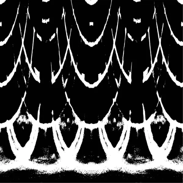 Siyah ve beyaz desenli soyut sıkıntılı arkaplan.