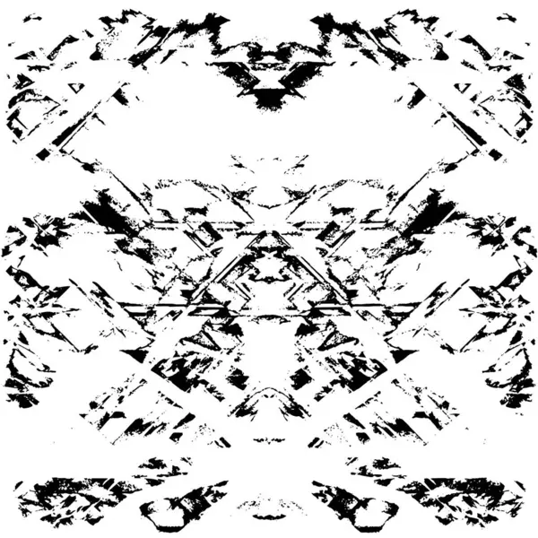 Siyah ve beyaz desenli soyut sıkıntılı arkaplan.