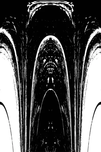 Siyah ve beyaz desenli soyut sıkıntılı arkaplan.