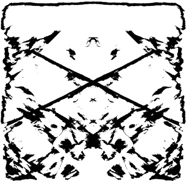 Siyah ve beyaz desenli soyut sıkıntılı arkaplan.