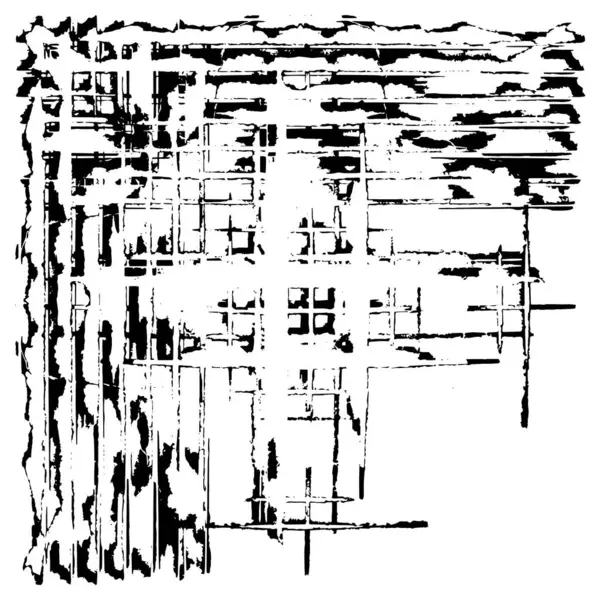 Siyah ve beyaz desenli soyut sıkıntılı arkaplan.