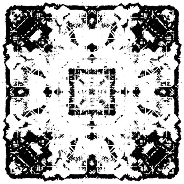 Siyah ve beyaz desenli soyut sıkıntılı arkaplan.