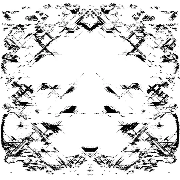 Siyah ve beyaz desenli soyut sıkıntılı arkaplan.