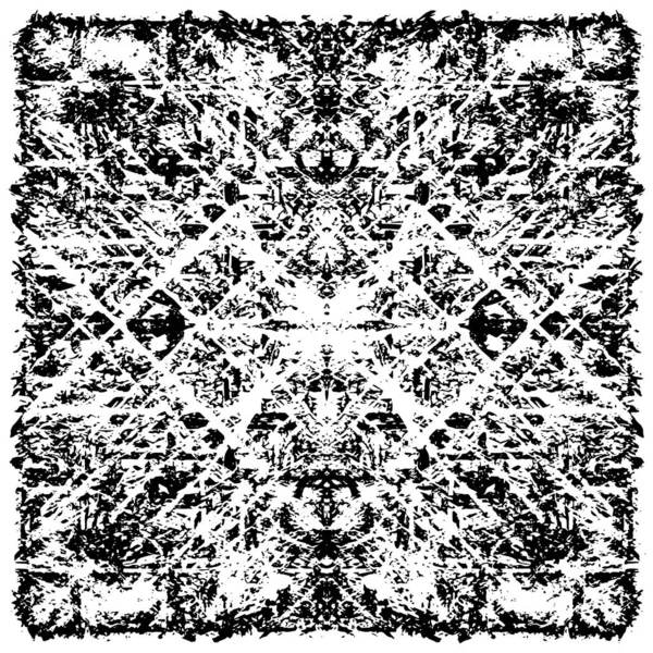 Siyah ve beyaz desenli soyut sıkıntılı arkaplan.