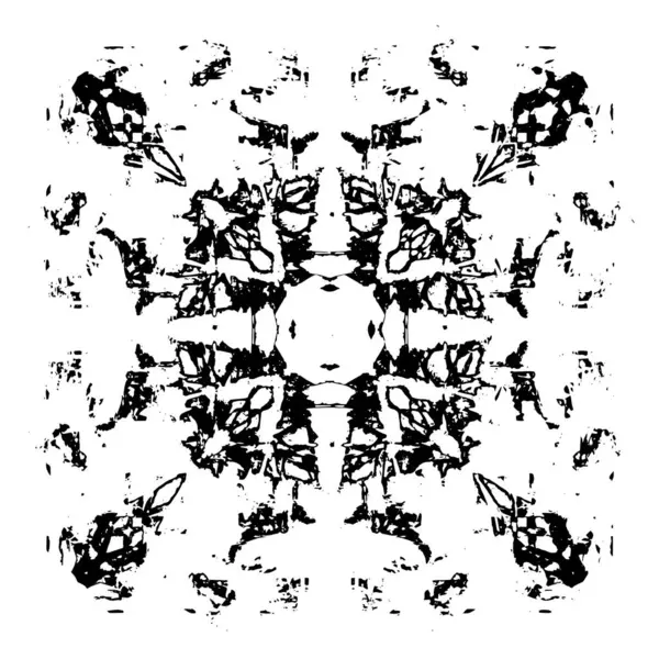 Siyah ve beyaz desenli soyut sıkıntılı arkaplan.