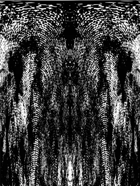 Siyah ve beyaz desenli soyut sıkıntılı arkaplan.