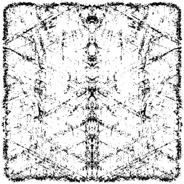 Siyah ve beyaz desenli soyut sıkıntılı arkaplan.