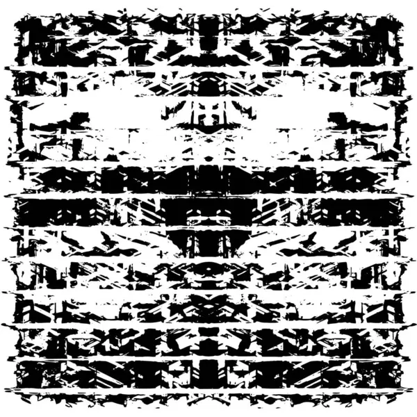 Siyah ve beyaz desenli soyut sıkıntılı arkaplan.