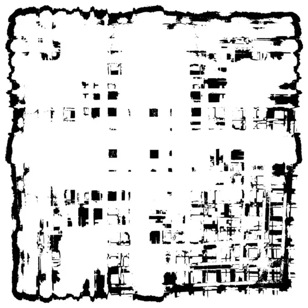 Siyah ve beyaz desenli soyut sıkıntılı arkaplan.