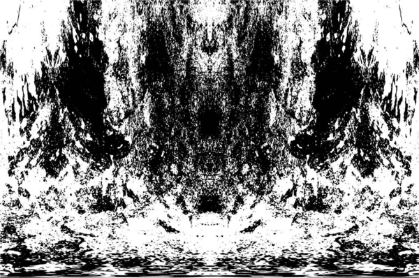 Siyah ve beyaz desenli soyut sıkıntılı arkaplan.