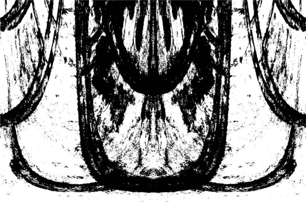 Siyah ve beyaz desenli soyut sıkıntılı arkaplan.