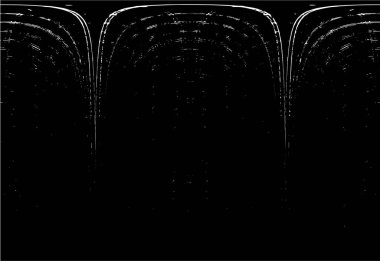 Grunge dikey olarak simetrik siyah beyaz doku. Tek renkli yıpranmış kaplama deseni. 