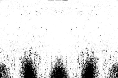 Grunge dikey olarak simetrik siyah beyaz doku. Tek renkli yıpranmış kaplama deseni. 