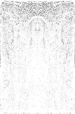 Grunge dikey olarak simetrik siyah beyaz doku. Tek renkli yıpranmış kaplama deseni. 