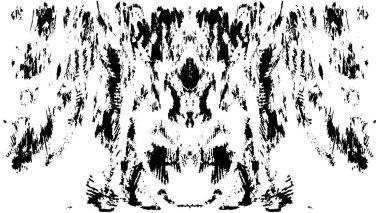 Grunge dikey olarak simetrik siyah beyaz doku. Tek renkli yıpranmış kaplama deseni. 